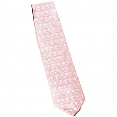 Cravate en soie - coloris rose
