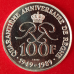 1989 - 100 F Prince Rainier III - Essai Argent